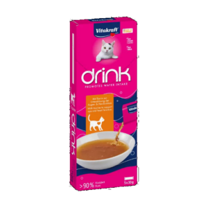Vitakraft Drink chicken flavor+taurine - jutalomfalat (csirke,taurin) macskák részére (5x30g)