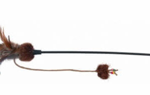 Trixie Playing Rod - játék macskapeca (tollal) macskák részére (54cm)