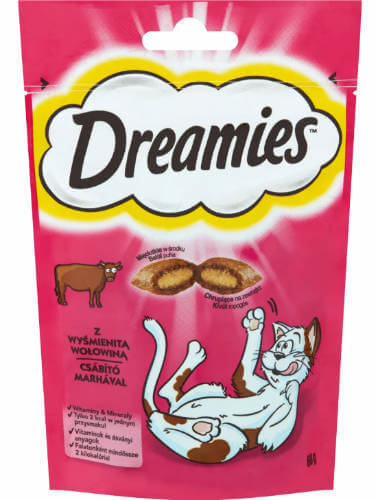Dreamies marhás jutalomfalat, 60 g