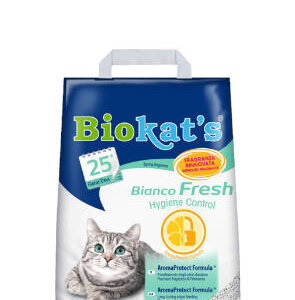 Gimpet Biokats Bianco Fresh - csomósodó macskaalom friss illattal (5kg)