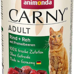 Animonda Carny Adult (marha,szarvas,áfonya) konzerv - Felnőtt macskák részére (400g)