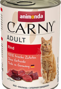 Animonda Carny Adult (marha) konzerv - Felnőtt macskák részére (400g)
