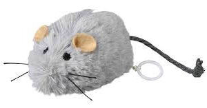 Trixie Wind Up Wriggle Mouse - plüss játék (felhúzható egér) macskák részére (8cm)