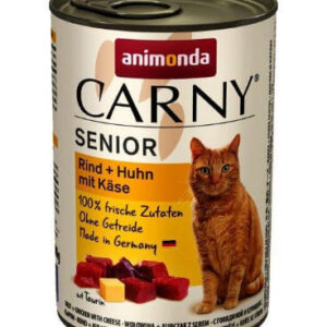 Animonda Carny Senior (csirke,marha,sajt) konzerv - Idős macskák részére (400g)