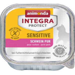 Animonda Integra Sensitive (sertés) alutálkás - Táplálék-intoleranciás macskák részére (100g)