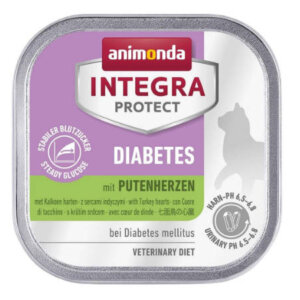 Animonda Integra Diabetes (pulykaszív) alutálkás - Cukorbeteg macskák részére (100g)