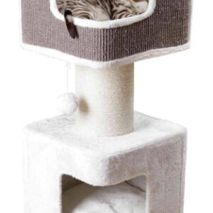 Trixie Ava Scratching Post - macskabútor (fehér,szürke,) 39x39/86cm