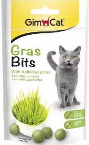 GimCat Grass Bits - jutalomfalat (zöldfű) felnőtt macskák részére (50g)