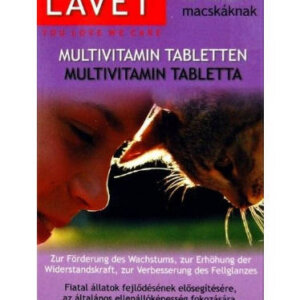 Lavet Multivitamin Tabletten - Vitamin készítmény (multi) macskák részére 40g/50db tbl.