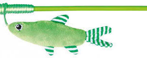 Trixie Playing Rod with Fish - játék macskapeca (halas) macskák részére (42cm)