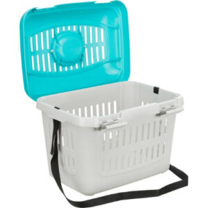 Trixie Midi-Capri Transport Box - szállító box (kék/szürke) macskák részére (44x32x33cm)