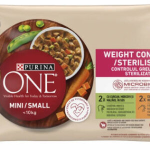 Purina ONE MINI WEIGHT CONTROL PULYKA 4x85g