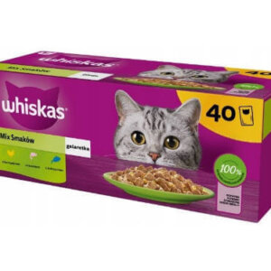 Whiskas Selection Menu – Nedves eledel (tonhal, lazac, csirke, marha aszpikban) macskák részére
