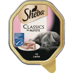 Sheba Adult Alutálcás - Lazac pástétom (85g)