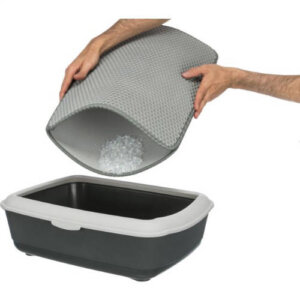 Trixie Litter Tray Sieve-Mat - kilépő szőnyeg (szita,szürke) 35x45cm