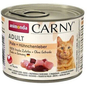 Animonda Carny Adult pulyka és csirkemáj, 200 g