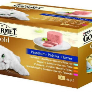 Gourmet Gold Duó Multipack (pástétom) nedvestáp - macskák részére (4x85g)