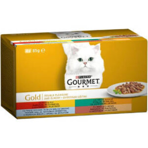Gourmet Gold Duó Multipack (többféle ízben) nedvestáp - macskák részére (4x85g)