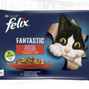 Felix Fantastic (marha,csirke) aszpikban (4x85g)