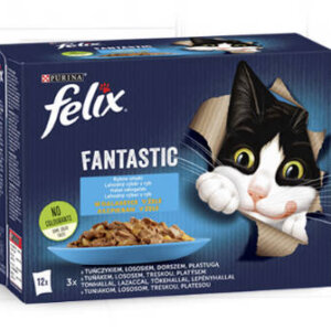 Felix Fantastic - (halas) válogatás aszpikban (12x85g)
