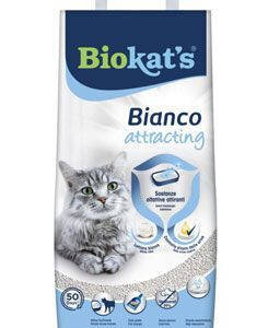 GimCat Biokats Bianco Attracting - csomósodó macskaalom (10kg)