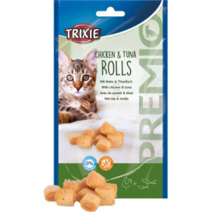 Trixie Premio Chicken & Tuna Rolls - jutalomfalat (csirke,tonhal) macskák részére (50g)(KIZÁRÓLAG RENDELÉSRE!)