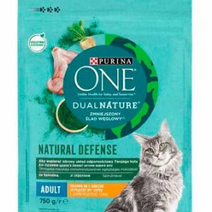 Purina ONE Dual Nature Adult - száraztáp (Csirke, spirulina) felnőtt macskák részére (750g)