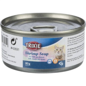 KT26.Trixie Shrimp Soup with chicken and shrimp - kiegészítő eleség (csirke,garnéla) macskák részére (80g)