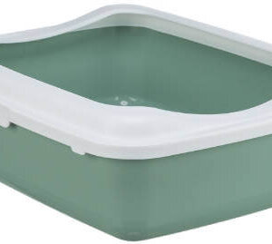 Trixie Litter Tray - peremes macska wc (zsálya/fehér) macskák részére (37x15x48cm)