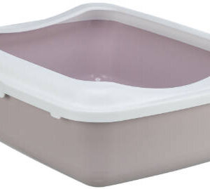 Trixie Litter Tray - peremes macska wc (világos lila/fehér) macskák részére (37x15x48cm)