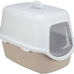 Trixie Vico Cat Litter Tray - Fedeles macska WC (mályva/fehér) 40x40x56cm