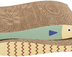 Trixie Scratching Bed - Kaparó kartonból (halacska,macskamentával (40x30x11cm) 2db