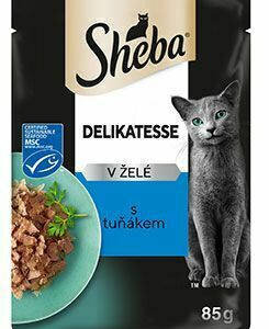 Sheba Delicato Adult Alutasakos - Tonhal - aszpikban (85g)