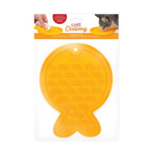 CA Creamy Mat, Fish Shape- szilikonos halacska forma, macskák részére