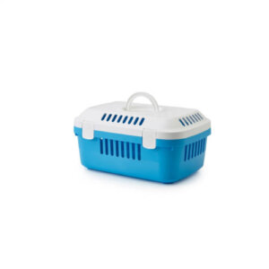 SAVIC Discovery compact szállítóbox fehér-kék, 48,5x33x23,5 cm