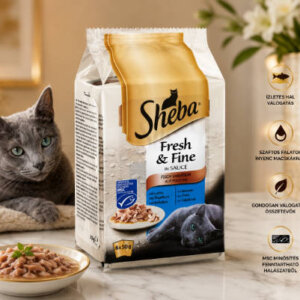 Sheba Adult Alutasakos - nedves eledel, Hal válogatás (6x50g)