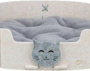 Trixie Emilie bed - szövet fekhely macskák részére (homok/szürke) 50x42cm
