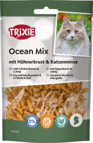 Trixie Ocean mix csirkemellel, macskamentával, 50g