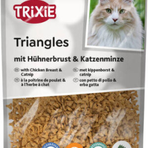 Trixie háromszögek (csirkemell&macskamenta) macskák részére (50g)