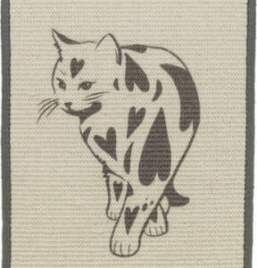 Trixie Mimi Scratching mat with toy - Kaparószőnyeg, macskamentával (70x45cm) szürke