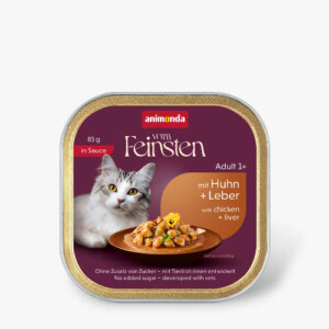 Animonda Vom Feinsten (csirke+máj, szószban) alutasakos - Felnőtt macskák részére (85g)