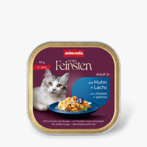 Animonda Vom Feinsten Adult csirke és lazac zselében, 85 g