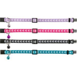 Trixie Cat Collar, Elastic - nyakörv (mintás, többféle színben) macskák részére