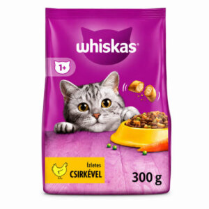 Whiskas Adult - Csirke - Szárazeledel (300g)