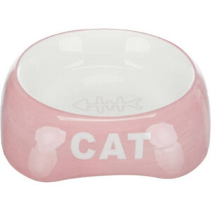Trixie Ceramic Bowl - kerámia tál (vegyes színekben) macskák részére (0,2l /Ø13cm)