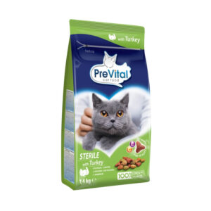 PreVital száraz táp ivartalanított macskák számára - pulyka